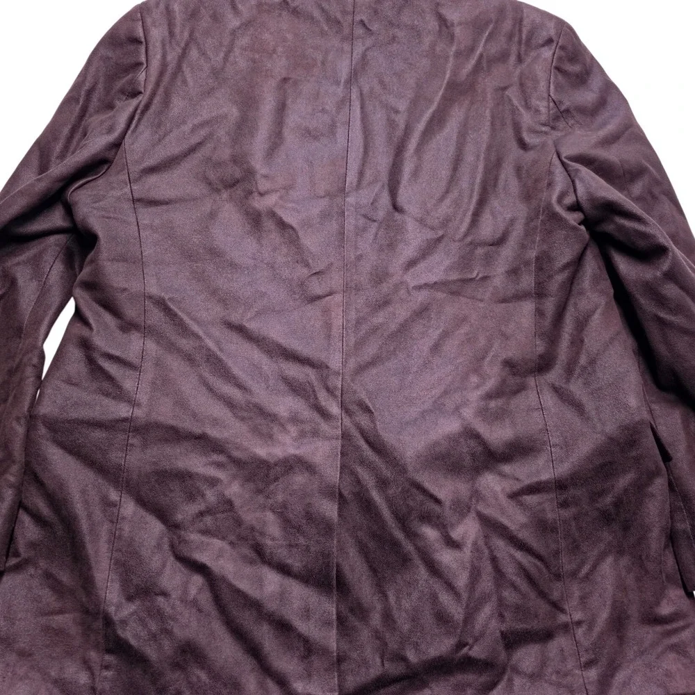 Michael Kors Men's Brown Faux‎ Leather Blazer Sport Coat Size 42L